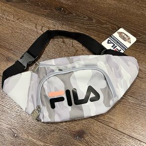 NWT Fila belt bag / fannny pack gray and white camouflage